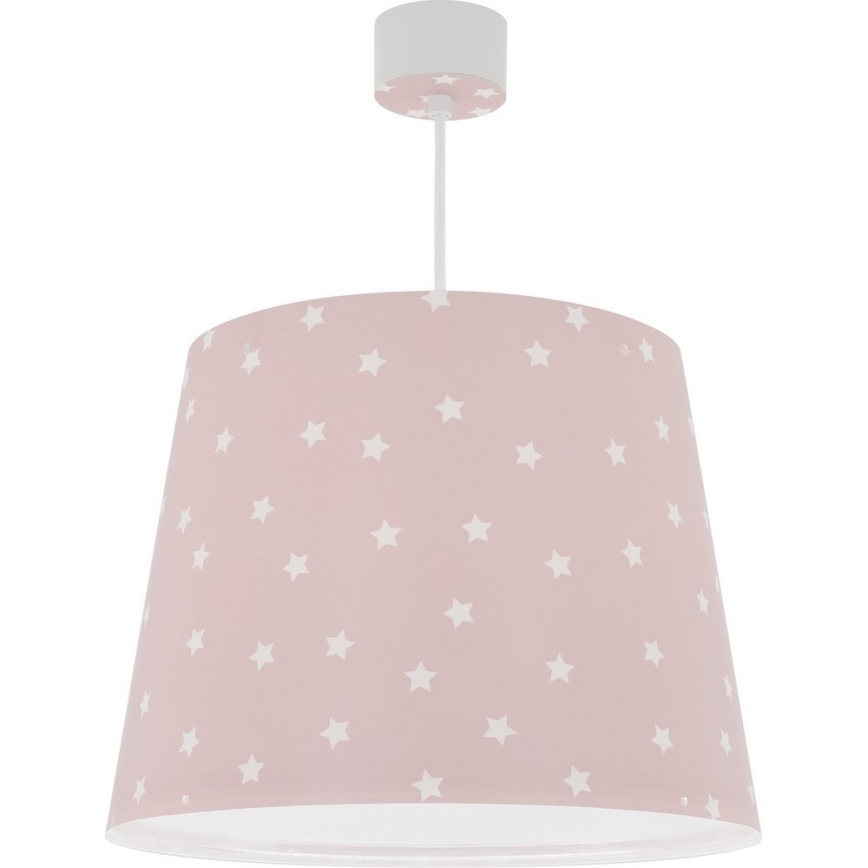 Dalber 82212S - Żyrandol dziecięcy STAR LIGHT 1xE27/60W/230V różowy