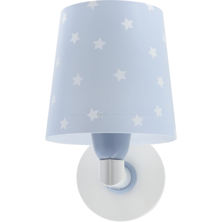 Dalber 82219T - Kinkiet dziecięcy STAR LIGHT 1xE27/60W/230V niebieski