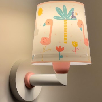 Dalber 82469 - Kinkiet dziecięcy FLAMINGO 1xE27/15W/230V
