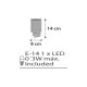 Dalber D-41415E - LED lampka do gniazdka CLOUDS 1xE14/0,3W/230V