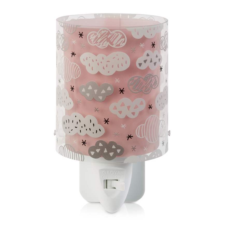 Dalber D-41415S - LED Lampka dziecięca nocna CLOUDS 1xLED/0,3W/230V