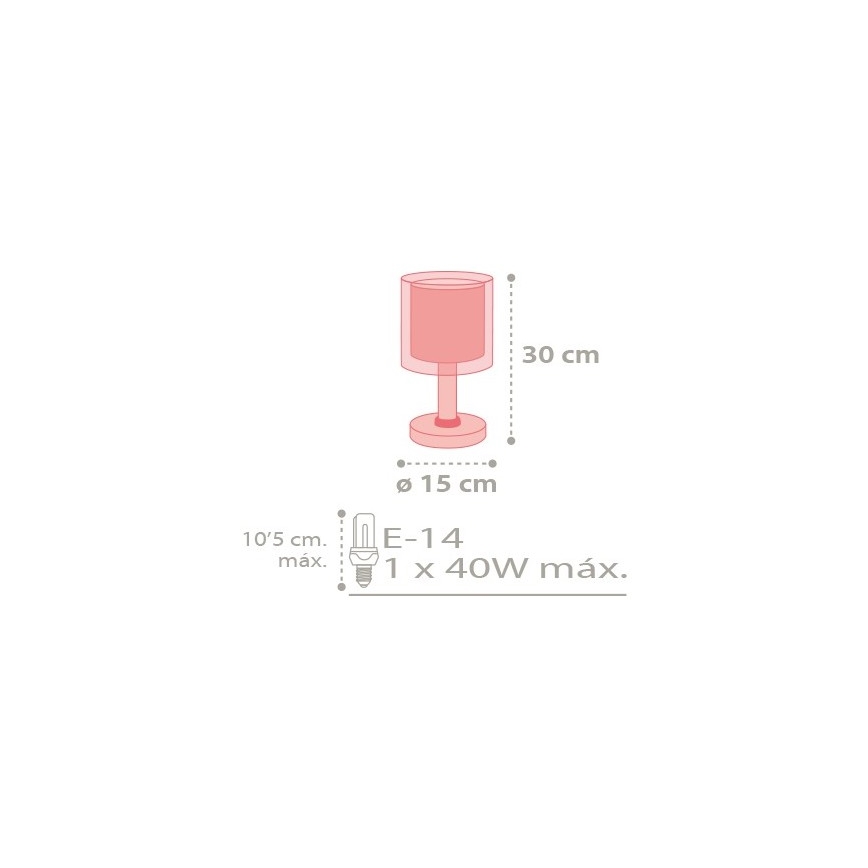Dalber D-41431 - Lampka dziecięca COLOR RAIN 1xE14/40W/230V