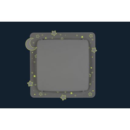 Dalber D-43236E - Plafon dziecięcy MOON LIGHT 2xE27/40W/230V