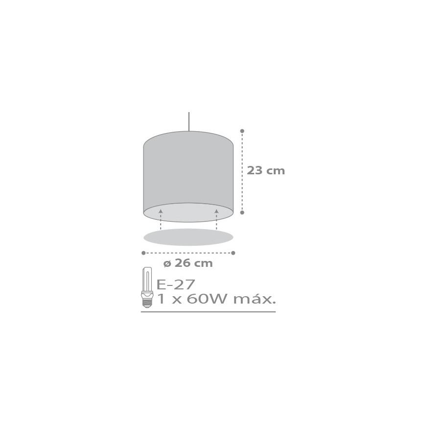 Dalber D-62012E - Żyrandol dziecięcy SWEET DREAM 1xE27/60W/230V