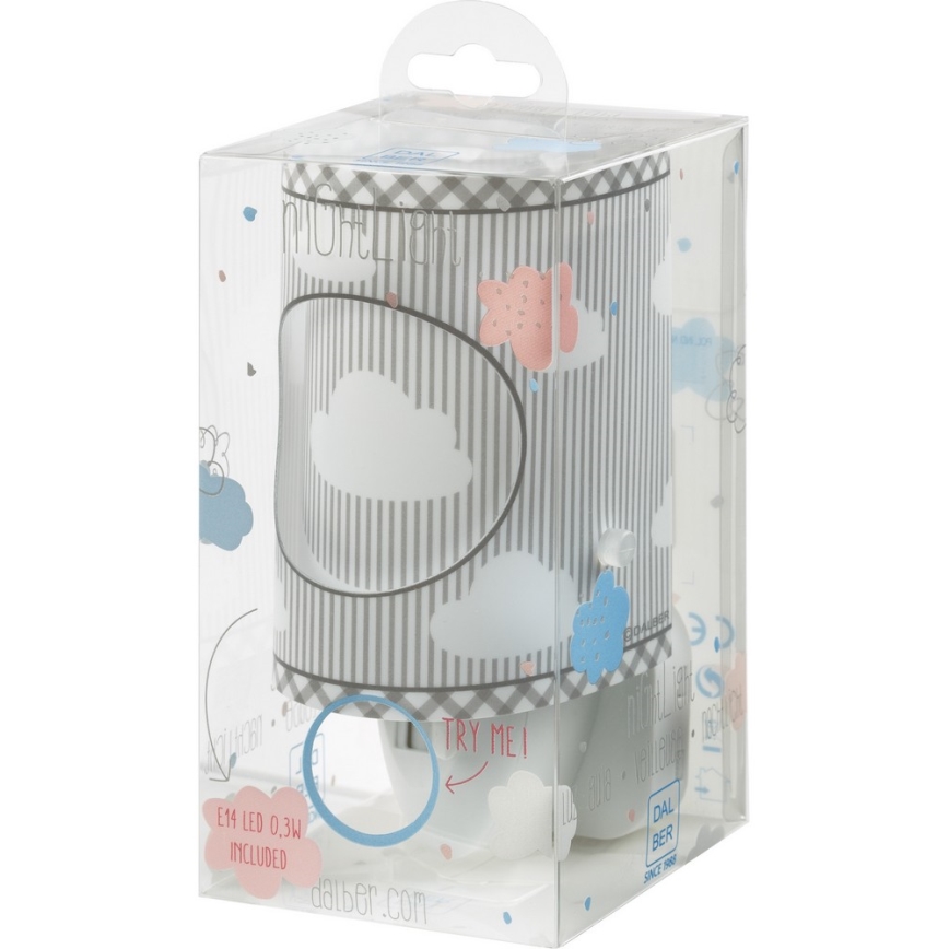 Dalber D-62015E - LED Lampka nocna SWEET DREAM 1xE14/0,3W/230V