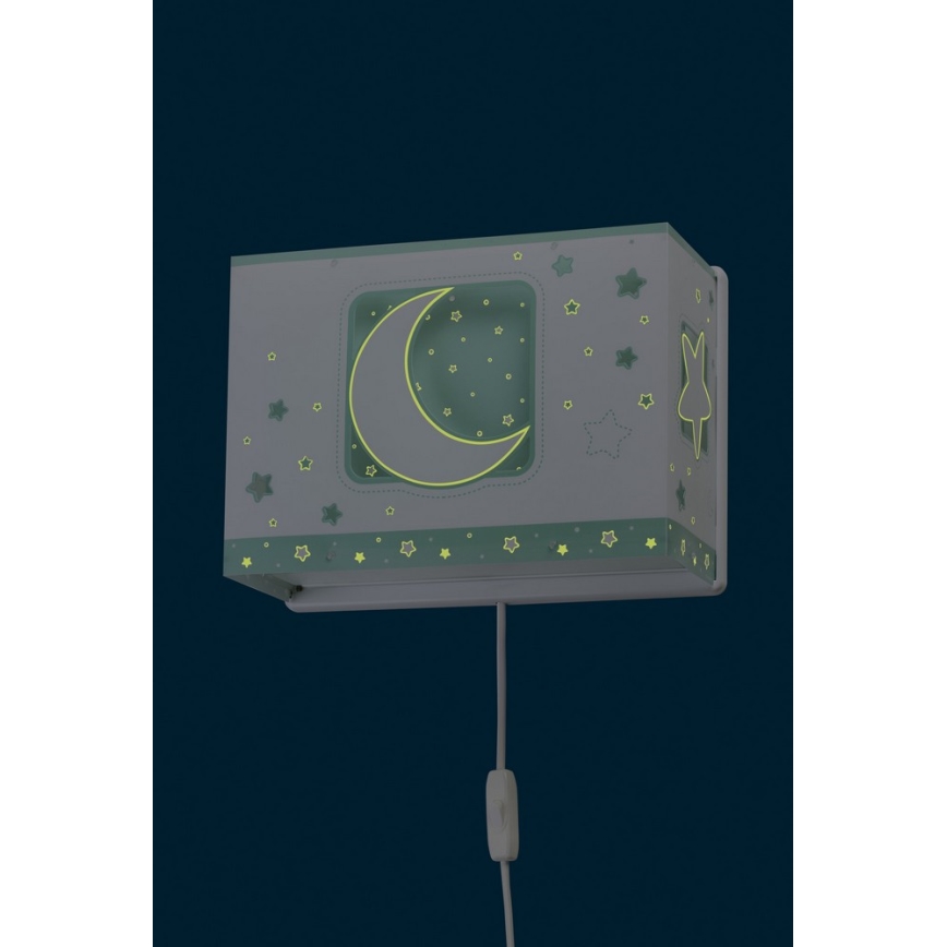 Dalber D-63238H - Kinkiet dziecięcy MOONLIGHT 1xE27/60W/230V