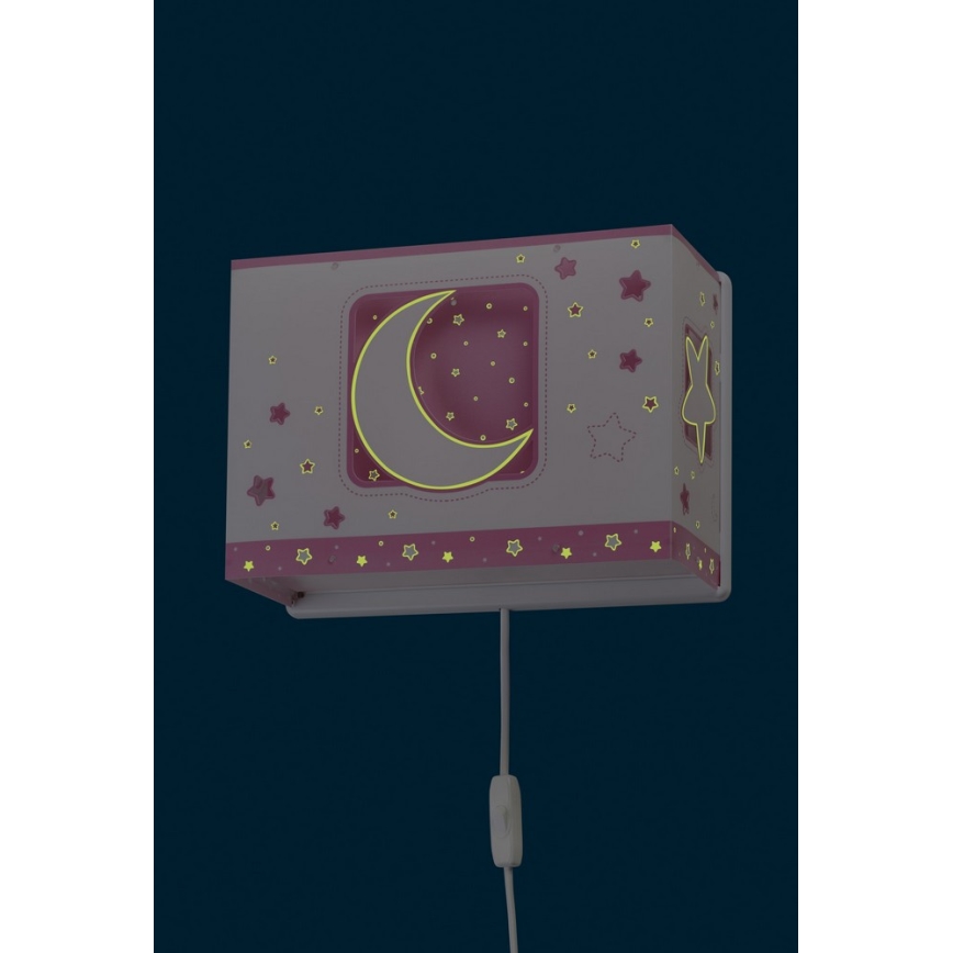 Dalber D-63238S - Kinkiet dziecięcy MOONLIGHT 1xE27/60W/230V