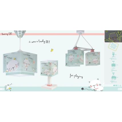 Dalber D-63321 - Lampka dziecięca LOVING CAT 1xE14/40W/230V