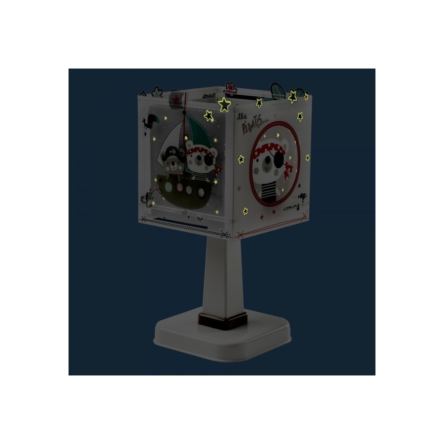 Dalber D-74551 - Lampka stołowa dziecięca PIRATES 1xE14/40W/230V