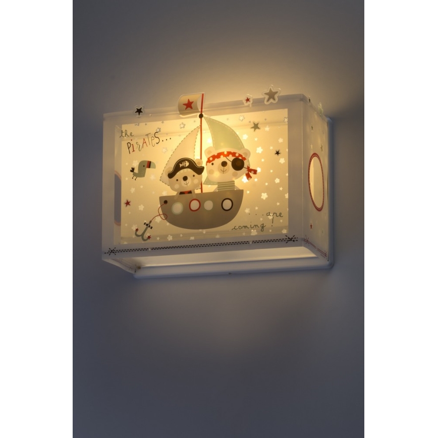 Dalber D-74558 - Kinkiet dziecięcy PIRATES 1xE27/60W/230V