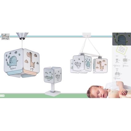 Dalber D-75124 - Żyrandol dziecięcy BABY ZOO 3xE27/60W/230V