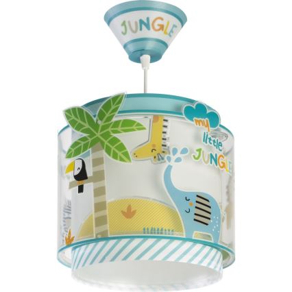 Dalber D-76112 - Żyrandol dziecięcy JUNGLE 1xE27/60W/230V