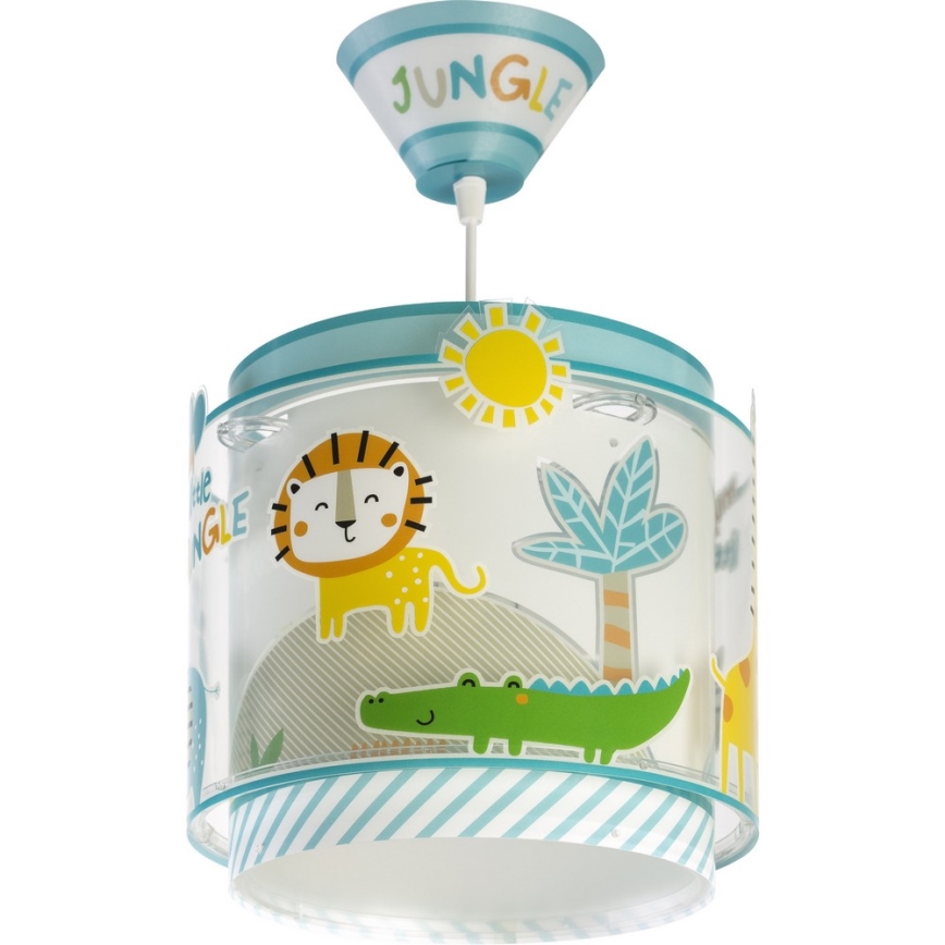 Dalber D-76112 - Żyrandol dziecięcy JUNGLE 1xE27/60W/230V
