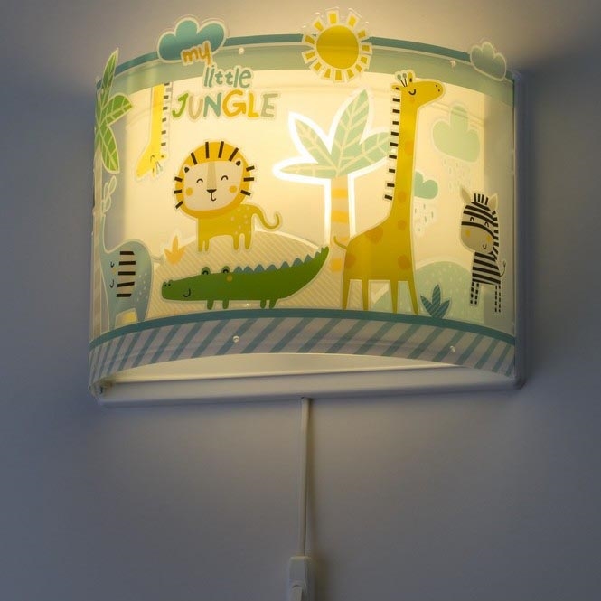 Dalber D-76118 - Kinkiet dziecięcy MY LITTLE JUNGLE 1xE27/15W/230V