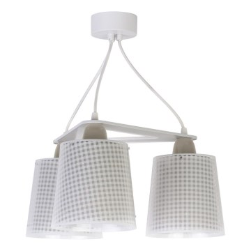 Dalber D-80224B - Żyrandol dziecięcy VICHY 3xE27/60W/230V