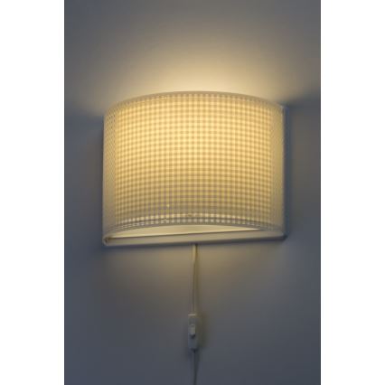 Dalber D-80228B - Kinkiet dziecięcy VICHY 1xE27/60W/230V
