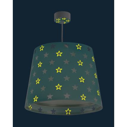 Dalber D-81212H -  Żyrandol dziecięcy STARS 1xE27/60W/230V