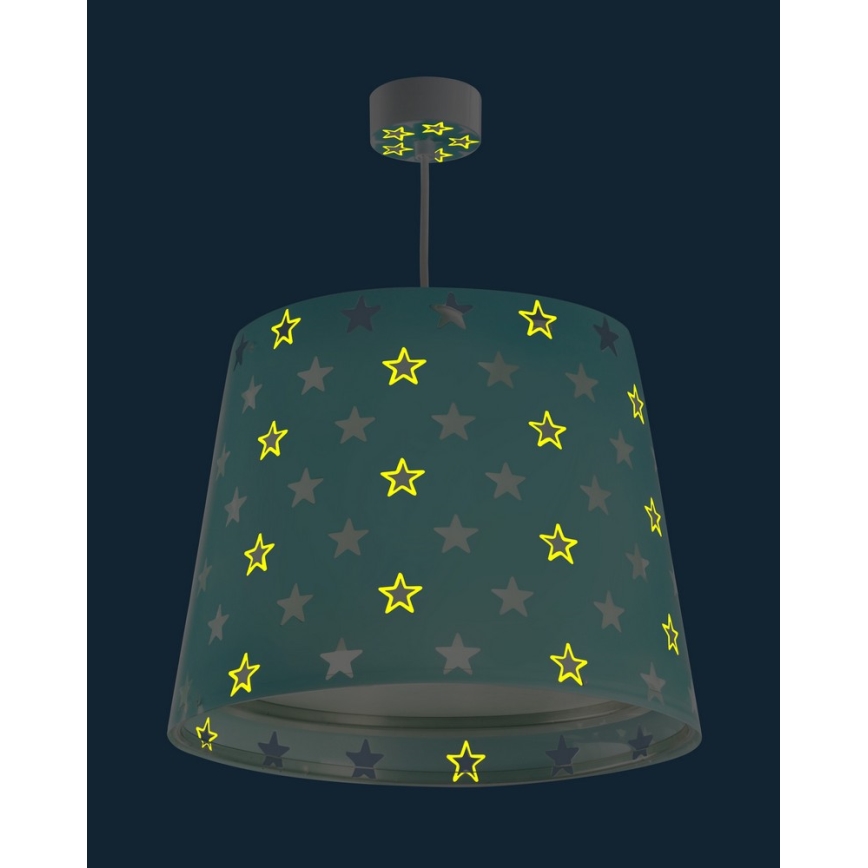 Dalber D-81212H -  Żyrandol dziecięcy STARS 1xE27/60W/230V