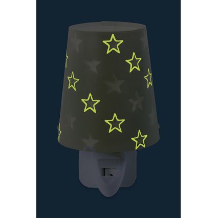 Dalber D-81215E - LED Lampka dziecięca nocna STARS 1xLED/0,3W/230V