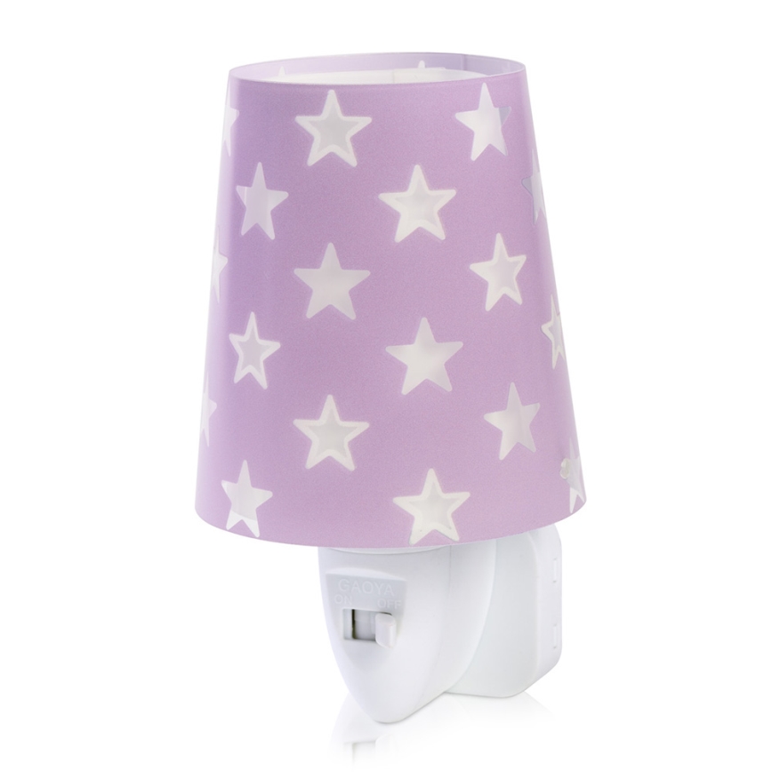 Dalber D-81215L - LED Lampka dziecięca nocna STARS 1xLED/0,3W/230V