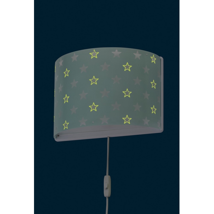 Dalber D-81218H - Kinkiet dziecięcy STARS 1xE27/60W/230V