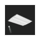 Dalen DL-2Z Silver - LED Plafon FLAGY 1xLED/65W/230V IP40