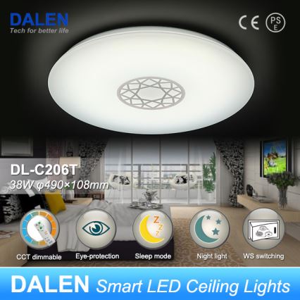 Dalen DL-C206T - LED lampa sufitowa z regulacją światła CLASSIC LED/38W/230V