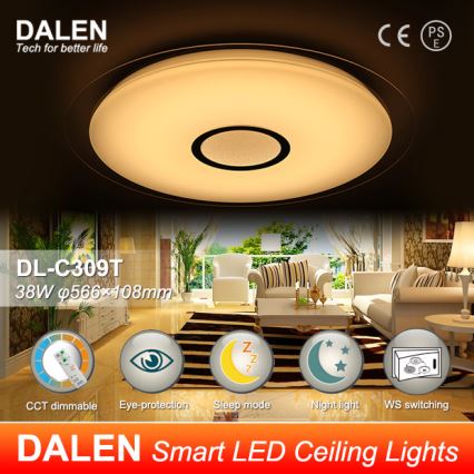 Dalen DL-C309T - LED lampa sufitowa z regulacją światła CLASSIC LED/38W/230V