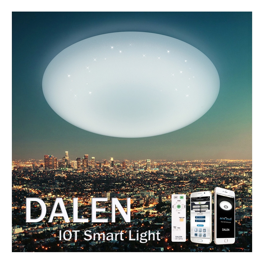 Dalen DL-C415TXW - LED Lampa sufitowa STAR SKY LED/38W/230V