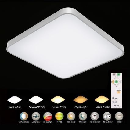 Dalen Q50TW - LED plafon  CLASSIC LED/50W/230V