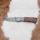 Damasceński nóż składany 8 cm ironwood