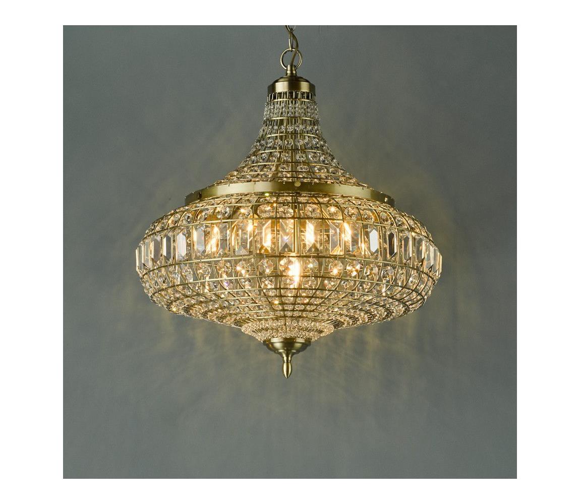 Där Lighting ASM0675 - Żyrandol na łańcuchu ASMARA 6xE14/40W/230V mosiądz