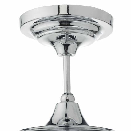 Där Lighting CAD0150 - Łazienkowy przysufitowy żyrandol CADEN 1xE27/60W/230V IP44 błyszczący chrom