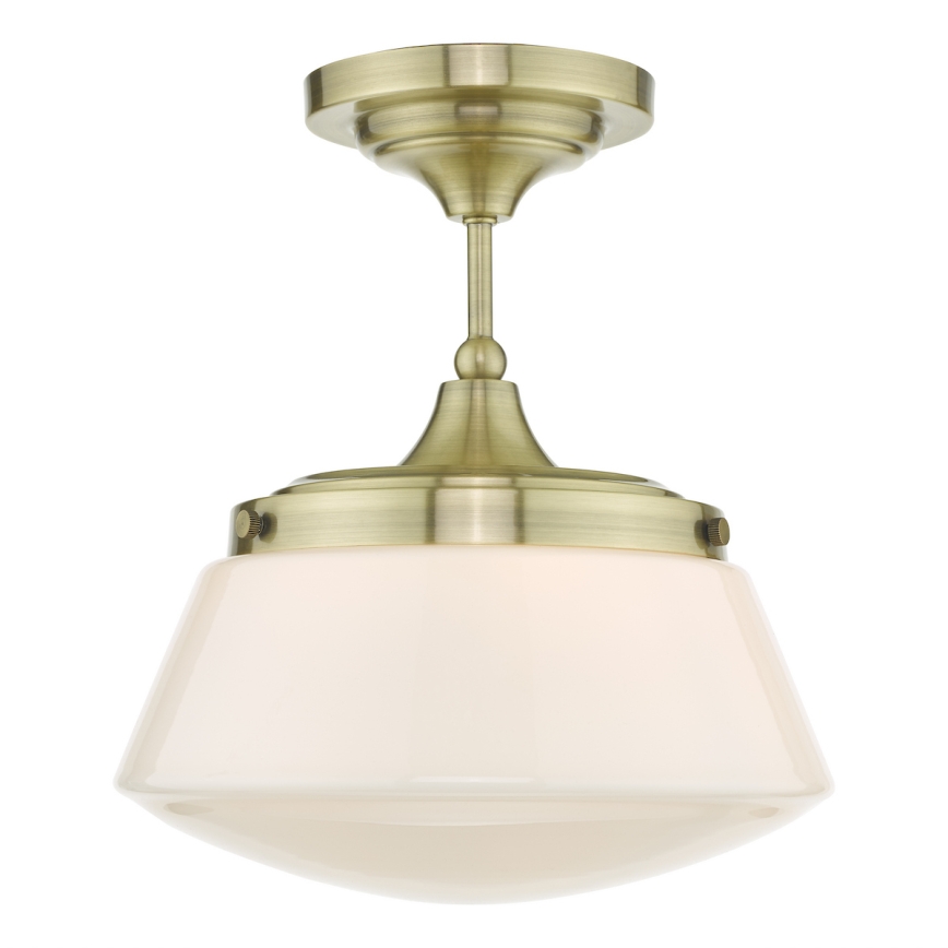 Där Lighting CAD0175 - Łazienkowa lampa przysufitowa CADEN 1xE27/60W/230V IP44 mosiądz