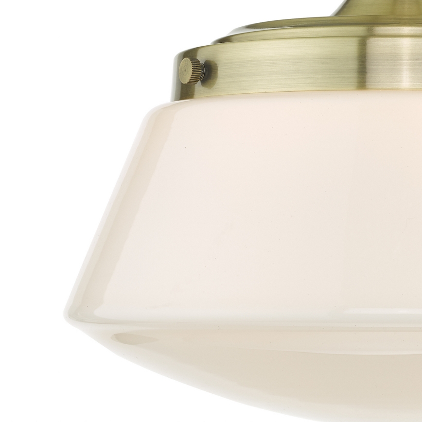 Där Lighting CAD0175 - Łazienkowa lampa przysufitowa CADEN 1xE27/60W/230V IP44 mosiądz