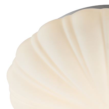 Där Lighting CAF502 - Plafon łazienkowy CAFE 1xE27/60W/230V, Ø 27 cm, IP44, biały
