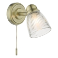 Där Lighting CED0775 - Kinkiet łazienkowy CEDRIC 1xG9/25W/230V IP44 mosiądz