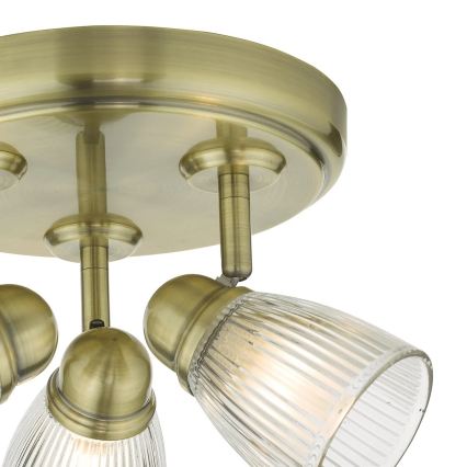 Där Lighting CED7675 - Łazienna oprawa punktowa CEDRIC 3xG9/25W/230V IP44 mosiądz