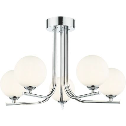 Där Lighting CRA5450-02 - Żyrandol na rurze CRADLE 5xG9/25W/230V błyszczący chrom