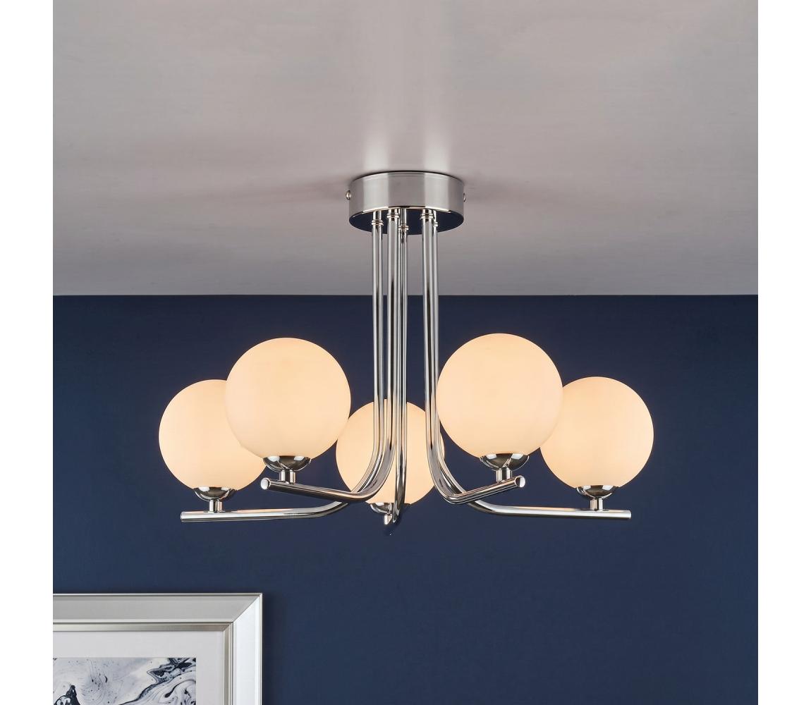 Där Lighting CRA5450-02 - Żyrandol na rurze CRADLE 5xG9/25W/230V błyszczący chrom