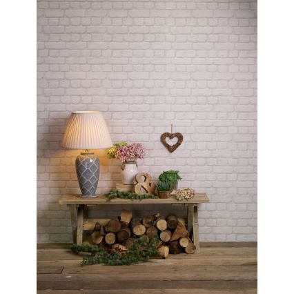 Där Lighting ELY4223 - Lampa stołowa ELY 1xE27/60W/230V niebieska