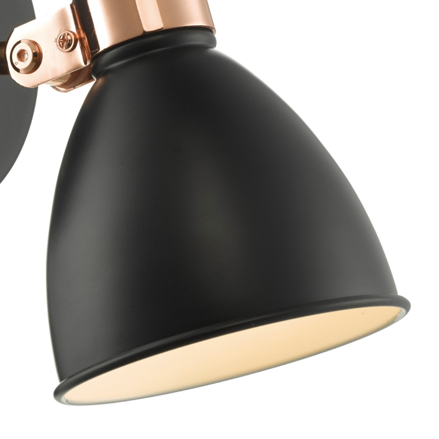 Där Lighting FRE0722 - Kinkiet punktowy FREDERICK 1xE14/40W/230V czarny