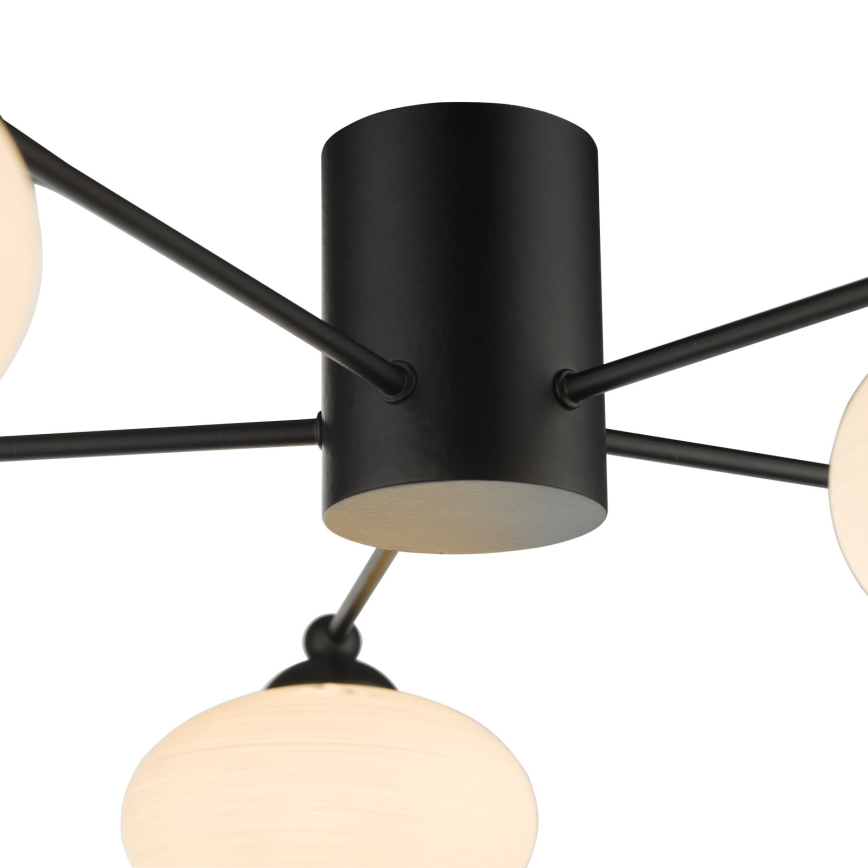 Där Lighting JAS5422 - Przysufitowy żyrandol JASPER 5xG9/25W/230V czarny