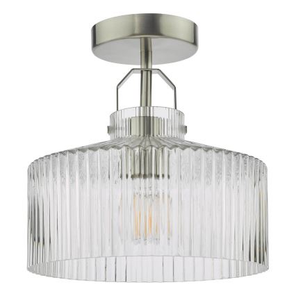 Där Lighting LEN4846 - Przysufitowy żyrandol LENKA 1xE27/60W/230V matowy chrom