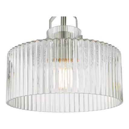 Där Lighting LEN4846 - Przysufitowy żyrandol LENKA 1xE27/60W/230V matowy chrom