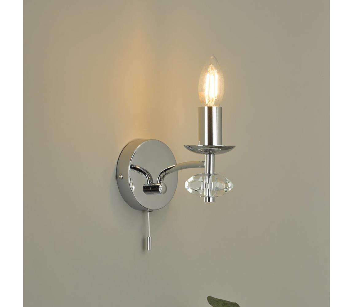 Där Lighting OLE0750 - Kinkiet OLEANA 1xE14/40W/230V błyszczący chrom