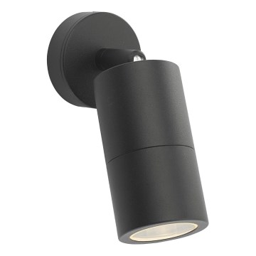 Där Lighting ORT0722 - LED zewnętrzna oprawa ścienna punktowa ORTEGA 1xGU10/5W/230V IP65 czarna