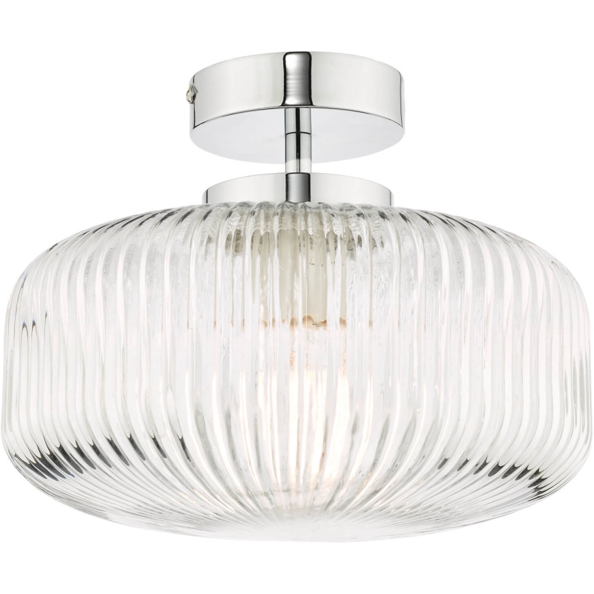 Där Lighting RIV5208 - Łazienkowy przysufitowy żyrandol RIVA 1xE27/60W/230V IP44 błyszczący chrom