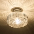 Där Lighting RIV5208 - Łazienkowy przysufitowy żyrandol RIVA 1xE27/60W/230V IP44 błyszczący chrom