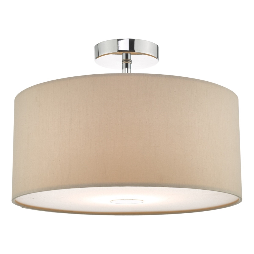 Där Lighting RON6529 - Żyrandol na lince RONDA 1xE27/60W/230V czarny/beżowy